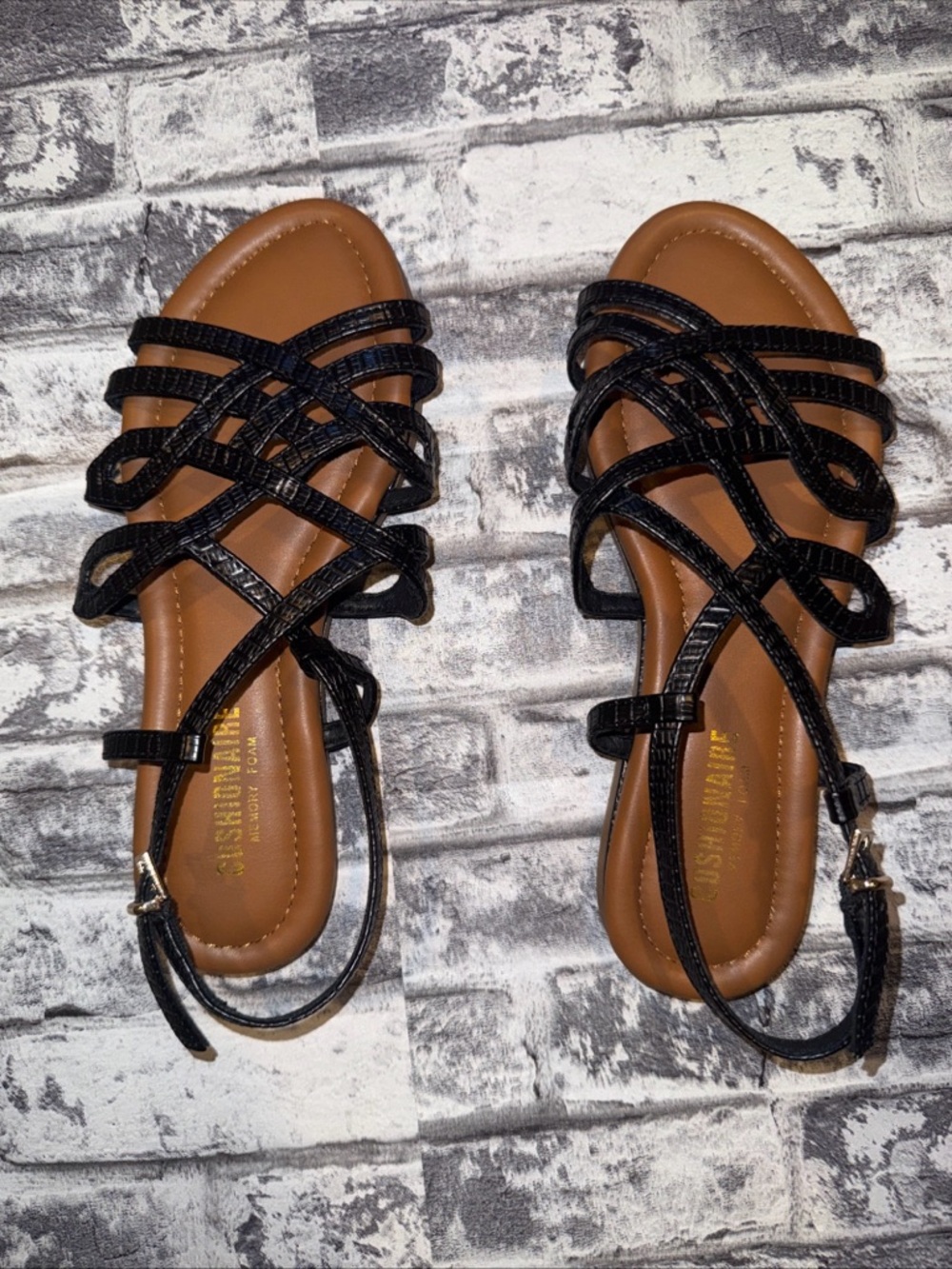 Cushion Air Memory Foam Women’s Sandal Joanna Size 6.5 W NEW - Picture 2 of 10